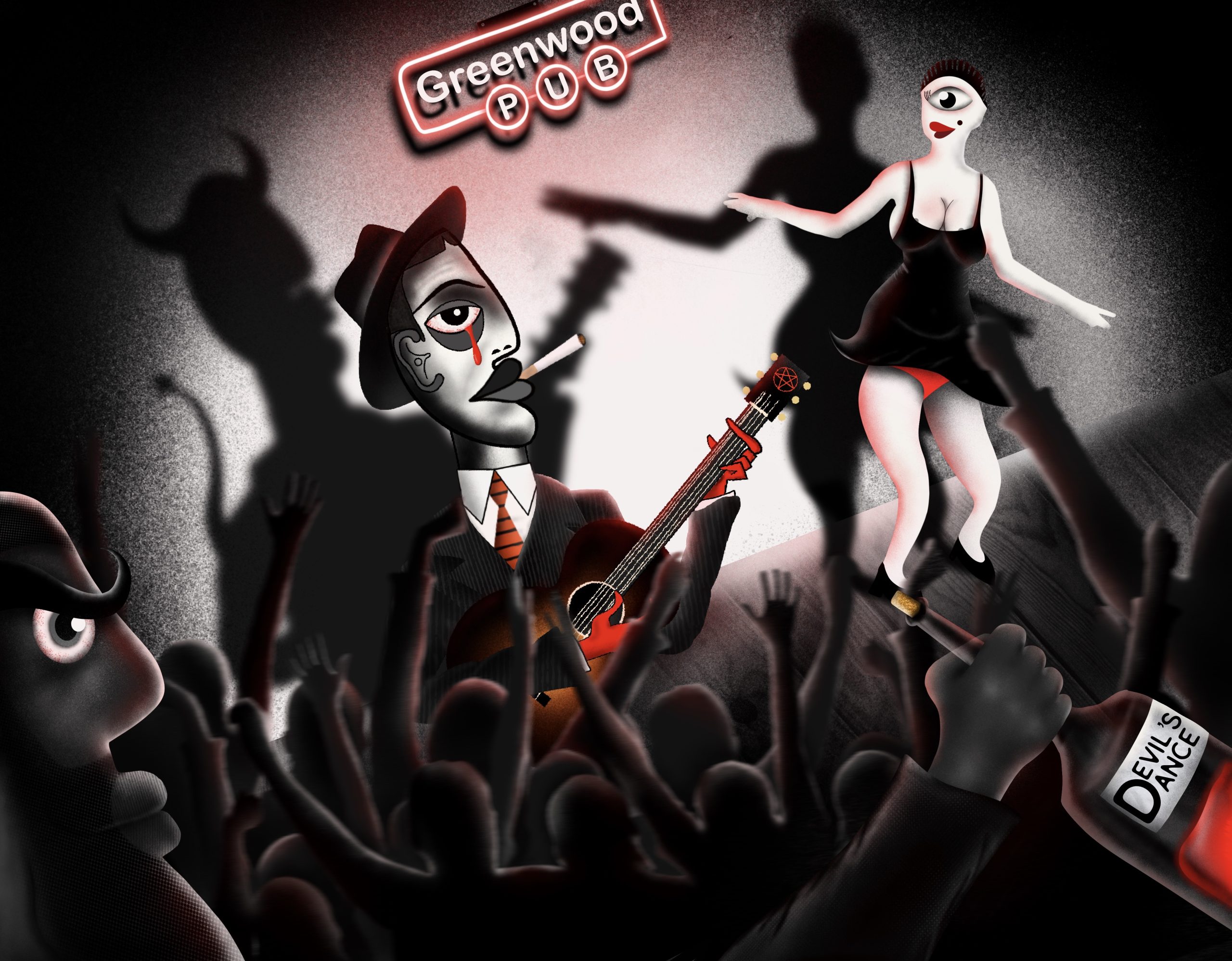 Illustration McBluesik sur Robert Johnson